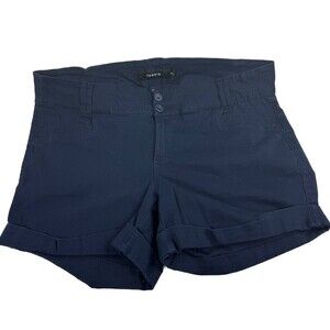 Torrid Chino Shorts Cuffed Casual Stretch Comfort Women’s Size 18 Navy Blue